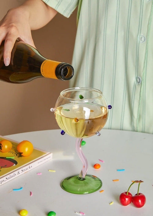 sugar swirl coupe glasses